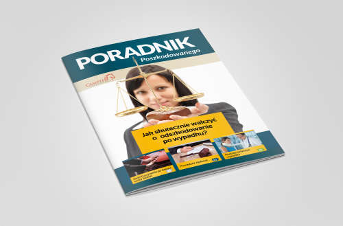 Brochure printing design - 40 page - guidebook for injured