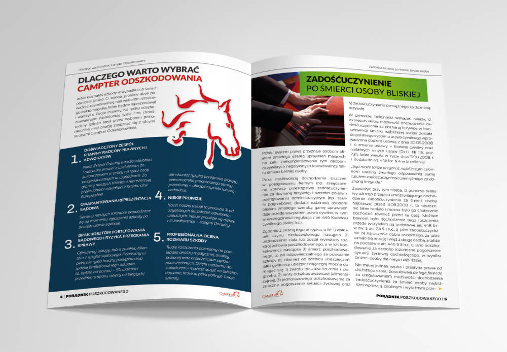 inside page brochure layout